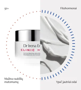 CLINIC WAY, Nr.3 jauninantis dieninis kremas su fito-hormonais, SPF 15, 50ml