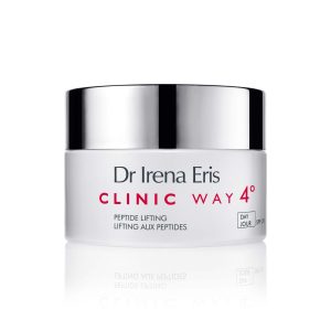 CLINIC WAY, Nr.4 stangrinamasis dieninis veido kremas su peptidais, SPF 20, 50ml