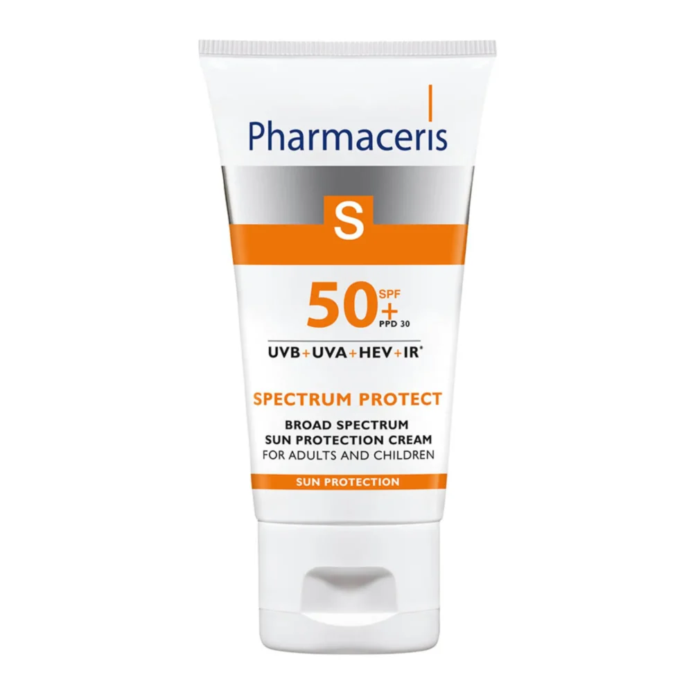 PHARMACERIS S, Spectrum Protect, plataus spektro apsauginis kremas veidui, SPF 50, 50 ml