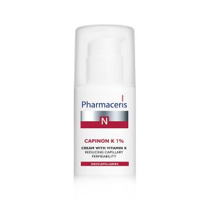 PHARMACERIS N kapiliarus stiprinantis kremas CAPINON K, 30ml