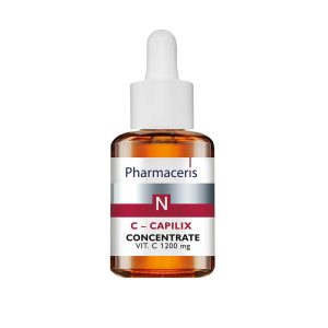 PHARMACERIS N koncentratas  su vitaminu C odai su išsiplėtusiais kapiliarais C CAPILIX, 30ml
