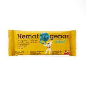 Hematogenas Vita+, su sėmenimis ir vitaminais, 50g