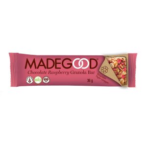 Made Good javainių batonėlis, aviečių/šokolado skonio, 36g