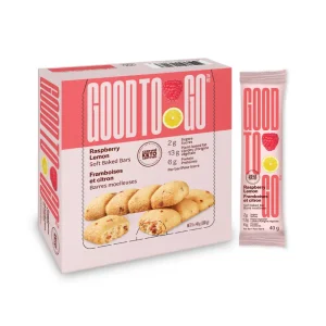 GOOD TO GO keto batonėliai, citrinos/avietės skonio, 9x40g