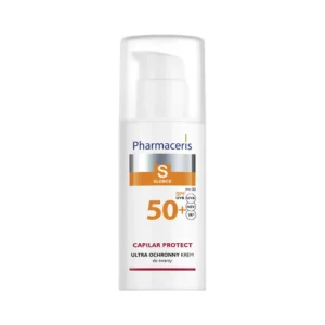 PHAPHARMACERIS S, apsauginis veido su išsiplėtusiais kapiliarais kremas nuo saulės, SPF50+ CAPILAR PROTECT, 50ml