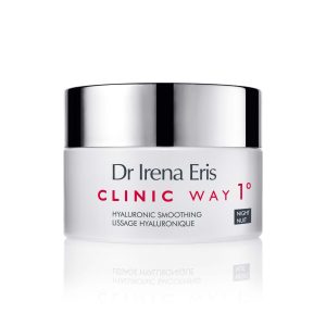 CLINIC WAY, Nr. 1 lyginamasis naktinis kremas su hialuronu, 50ml