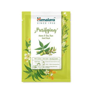 HIMALAYA PURIFYING lakštinė veido kaukė su nimbamedžiu ir arbatmedžiu, N1