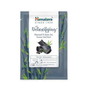 HIMALAYA DETOXIFYING bambukinė lakštinė kaukė su anglimi ir žaliaja arbata, N1