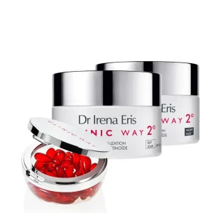DR IRENA ERIS Clinic Way Nr. 2 odos priežiūros rinkinys su serumu kapsulėse, nuo 40 metų