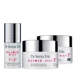 DR IRENA ERIS Clinic Way Nr. 2 odos priežiūros rinkinys su kremu paakiams, nuo 40 metų