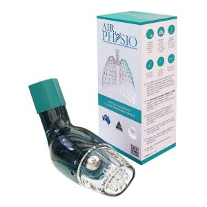 AirPhysio, teigiamo slėgio iškvėpimo prietaisas suaugusiems