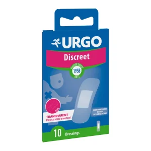 URGO Discreet, nepastebimas pleistras, 10 vnt