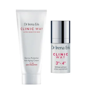 CLINIC WAY rinkinys moterims Nr. 3+4 su Anti-Pollution kremu, SPF50