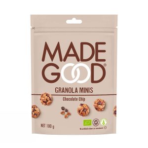 MADE GOOD javainių rutuliukai su šokolado gabaliukais, 100g