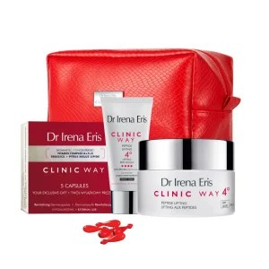 CLINIC WAY, Nr. 4 odos priežiūros rinkinys su serumu
