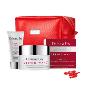 CLINIC WAY, Nr. 3 odos priežiūros rinkinys su serumu