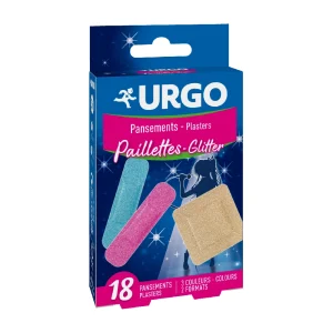 Urgo Glitter, blizgūs pleistrai. 18vnt