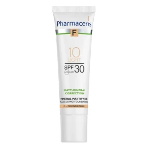 PHARMACERIS F, Mineralinė matinė pudra Nr. 1, SPF30, 30ml