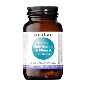 VIRIDIAN, High Five Multivitamin & Mineral Formula, maisto papildas, N30