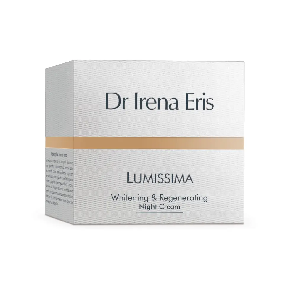 DR IRENA ERIS Lumissima, šviesinamasis ir regeneruojamasis naktinis veido kremas, 50ml