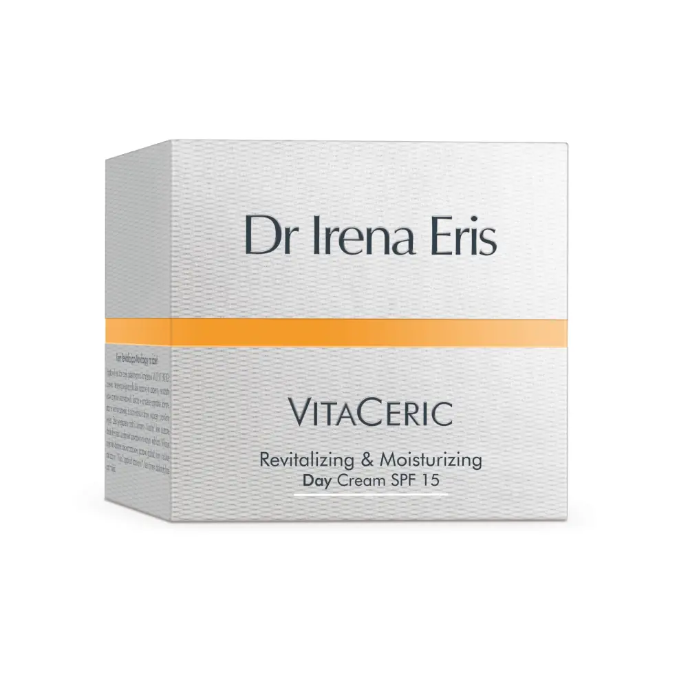 DR IRENA ERIS VitaCeric, gaivinamasis ir drėkinamasis dieninis veido kremas, SPF15, 50ml