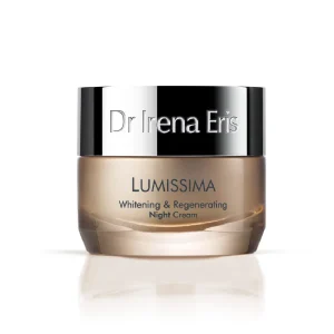 DR IRENA ERIS Lumissima, šviesinamasis ir regeneruojamasis naktinis veido kremas, 50ml