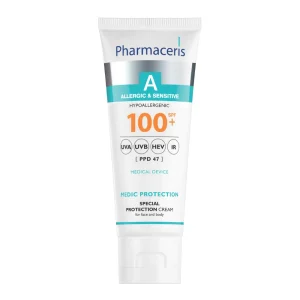 PHARMACERIS A, MEDIC PROTECTION SPF100+, apsauginis kremas veidui ir kūnui, 75ml