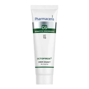 PHARMACERIS DS raminamasis kremas seborėjinei odai OCTOPIROX, SPF15, 30ml