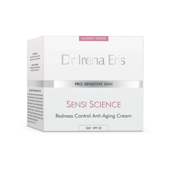 DR IRENA ERIS Sensi Science, paraudimą kontroliuojantis dieninis kremas nuo raukšlių, SPF20, 50ml