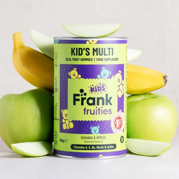 FRANK FRUITIES Kids Multi, maisto papildas vaikams nuo 4 metų, guminukai, 60vnt