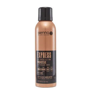 SIENNA X Express, greito veikimo savaiminio įdegio putos su Q10, 200ml