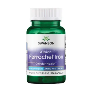 SWANSON, FERROCHEL IRON, Geležies bisglicinatas 18mg, maisto papildas, N180