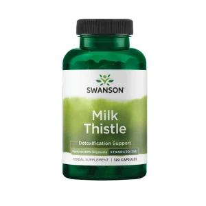 SWANSON, MILK THISTLE, Tikrasis margainis, ekstraktas, maisto papildas, N120