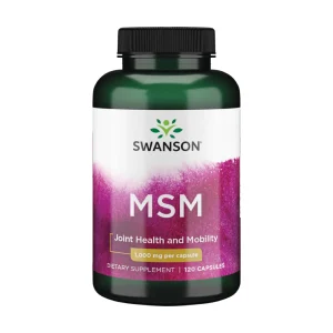 SWANSON, MSM 1000mg, maisto papildas, N120