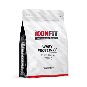 ICONFIT, WHEY PROTEIN 80, išrūgų baltymai, bananų skonio, 1kg