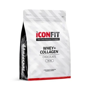 ICONFIT, PROTEIN+COLLAGEN, išrūgų baltymai su kolagenu, vanilės skonio, 1kg