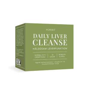 NORDBO, DAILY LIVER CLEANSE, maisto papildas, N30+N30