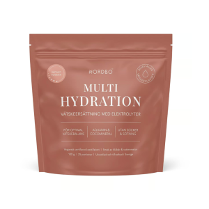 NORDBO, MULTI HYDRATION, elektrolitai, maisto papildas, 100g