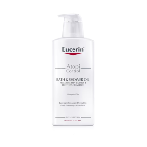 EUCERIN AtopiControl, prausimosi aliejus atopinei odai, 400ml