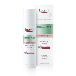 EUCERIN DermoPURE, Tripple Effect serumas aknės paliktų dėmių mažinimui, 40ml
