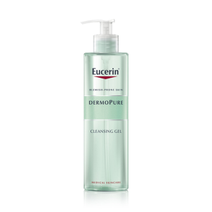 EUCERIN DermoPURE, prausimosi gelis į aknę linkusiai odai, 400ml
