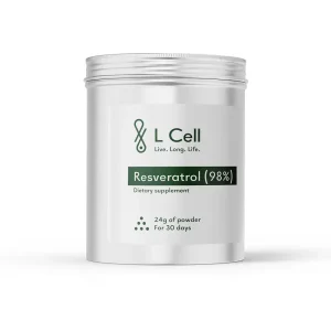 L CELL, Resveratrolis, maisto papildas, 24g