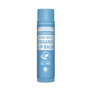 DR. BRONNER'S, ekologiškas lūpų balzamas, Baby Mild, 4g