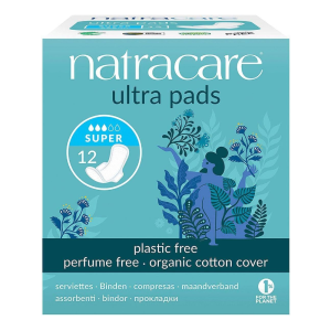 NATRACARE, Ultra Super, higieniniai įklotai su sparneliais, 12vnt