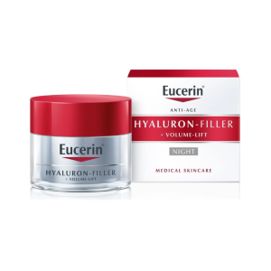 EUCERIN Hyaluron Filler + Volume-Lift, naktinis kremas brandžiai odai, 50ml