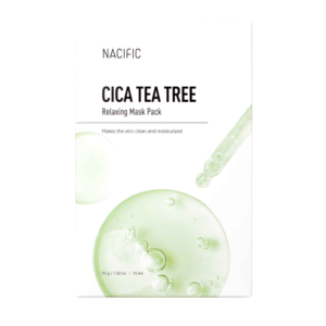 NACIFIC, raminamoji lakštinė veido kaukė CICA TEA TREE, N1