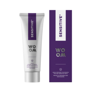 WOOM, Sensitive+, dantų pasta labai jautriems dantims, 75ml