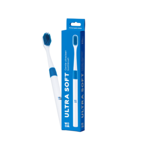 WOOM, labai minkštas dantų šepetėlis ULTRA SOFT, mėlyna spalva, 1vnt