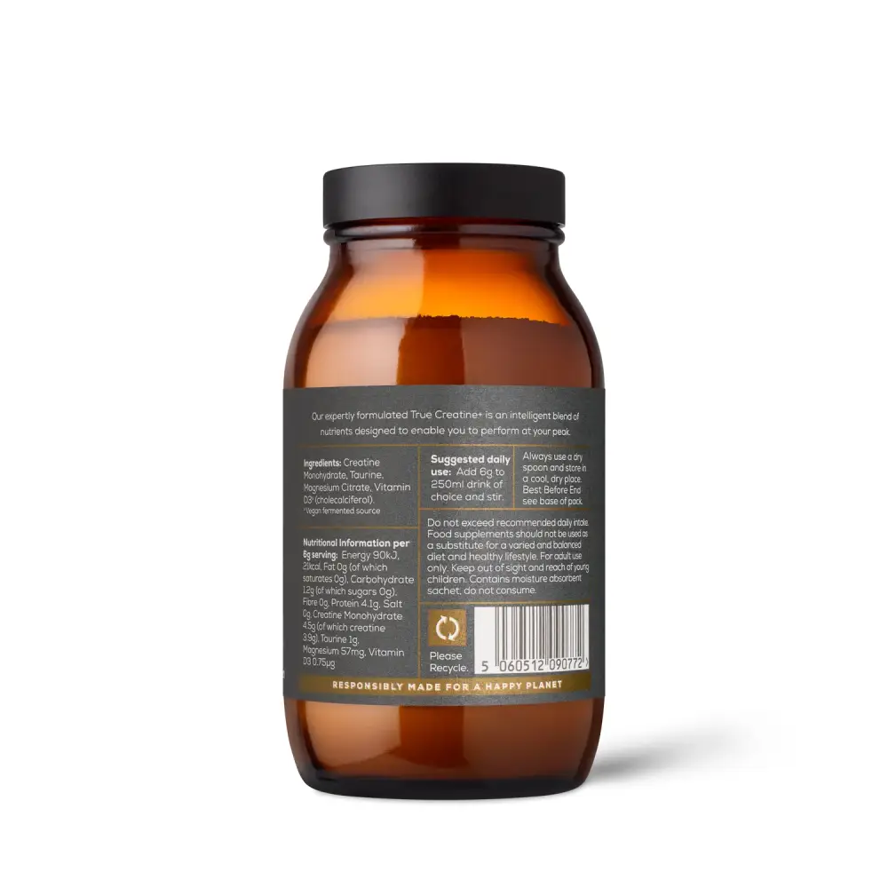ANCIENT BRAVE, TRUE CREATINE+, kreatinas, maisto papildas, 180g