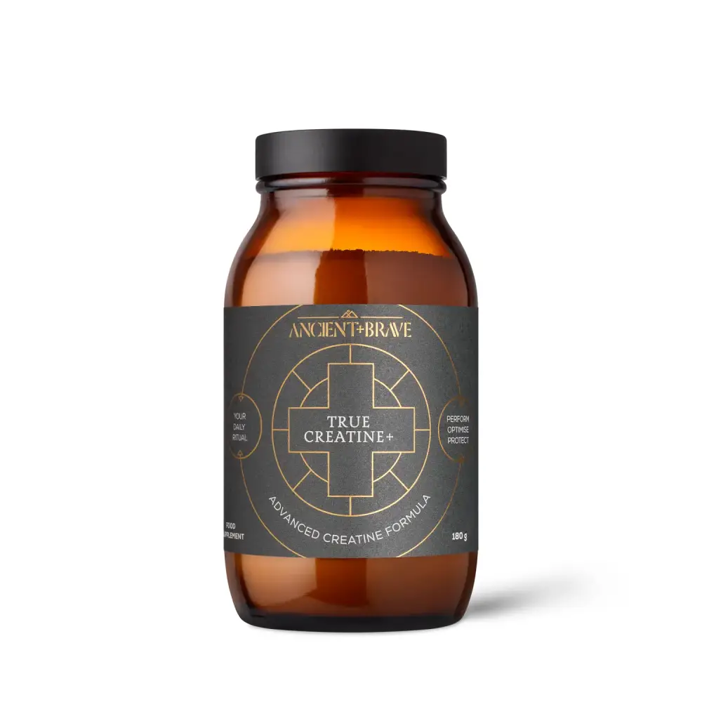 ANCIENT BRAVE, TRUE CREATINE+, kreatinas, maisto papildas, 180g